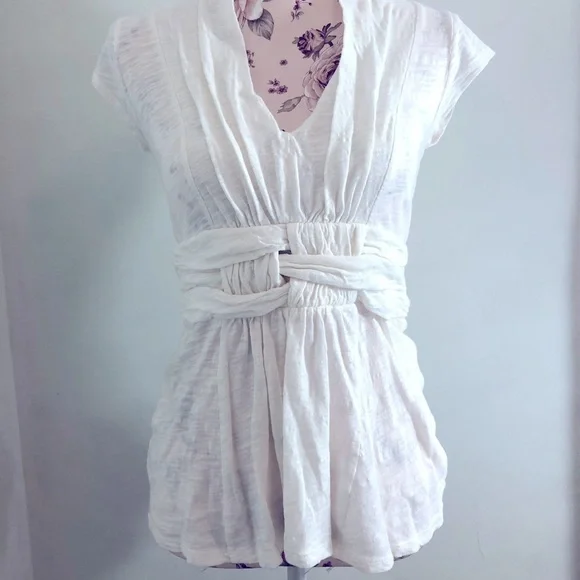 Anthropologie Postmark Knit Ruched Blouse (95) - Picture 6 of 6